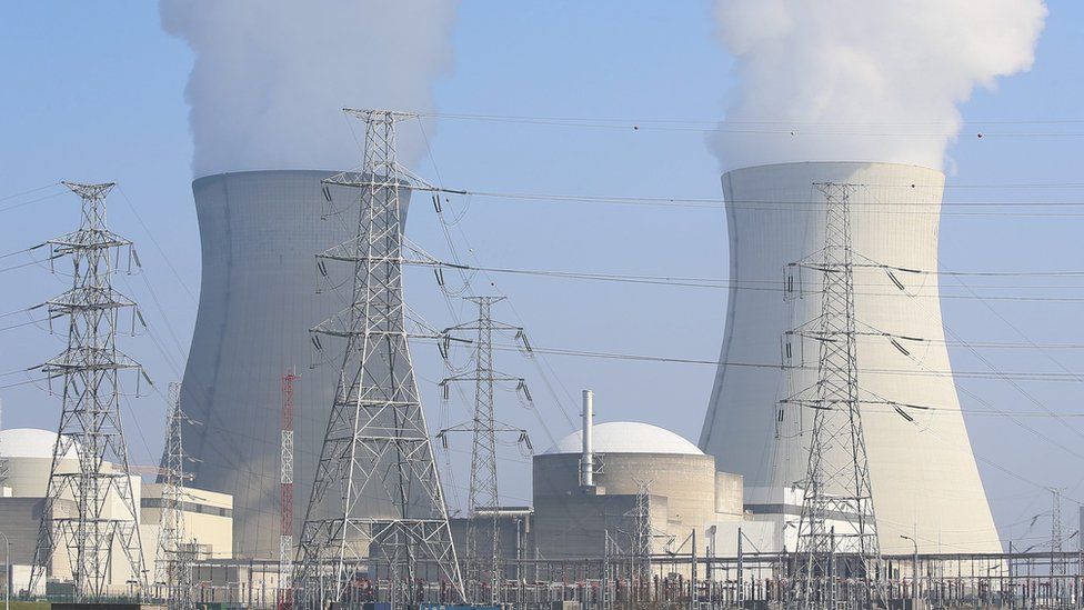 Nuclear power plant in Doel, Belgium (12 March 2016)