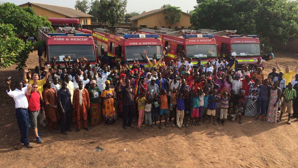 Fire engines donated to The Gambia