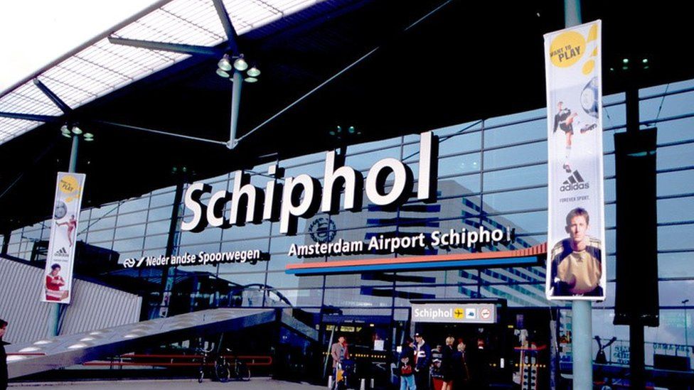 Schiphol International Airport in Amsterdam (July 2000)