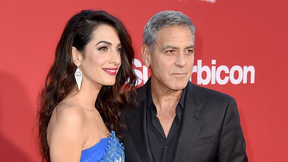 Goerge and Amal Clooney