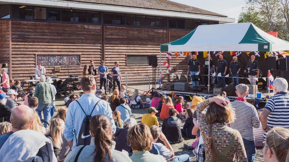 Bristol sea shanty festival to raise cash for boatyard BBC News