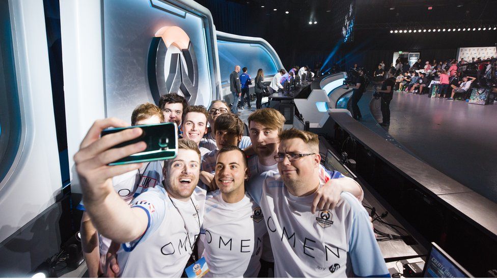 Team UK take a selfie