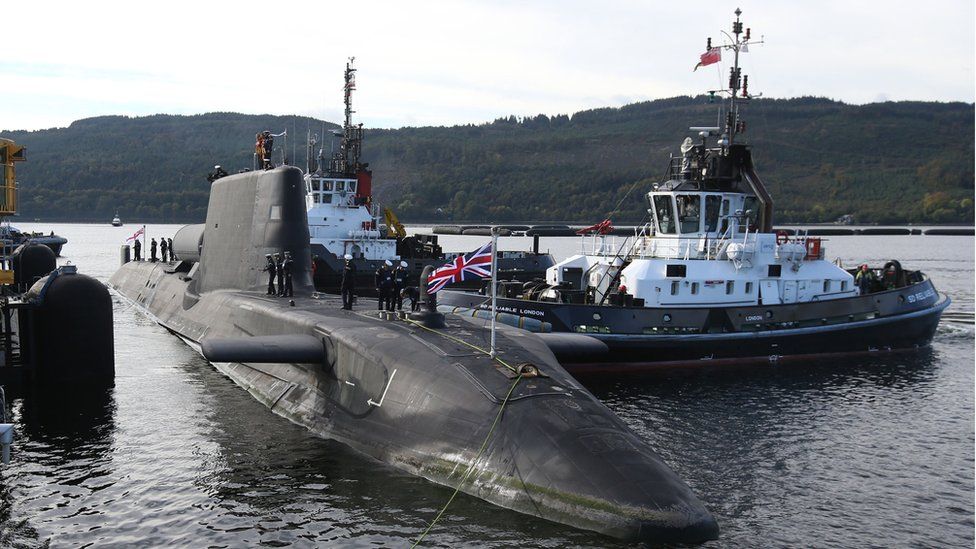 HMS Astute, an Astute class nuclear-submarine