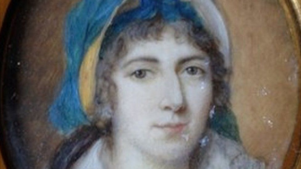 Locket containing image of Lady Carolina Nairne