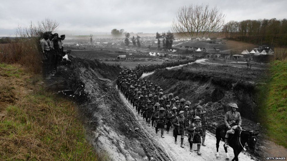 See pictures of the Battle of the Somme then and now - BBC Newsbeat