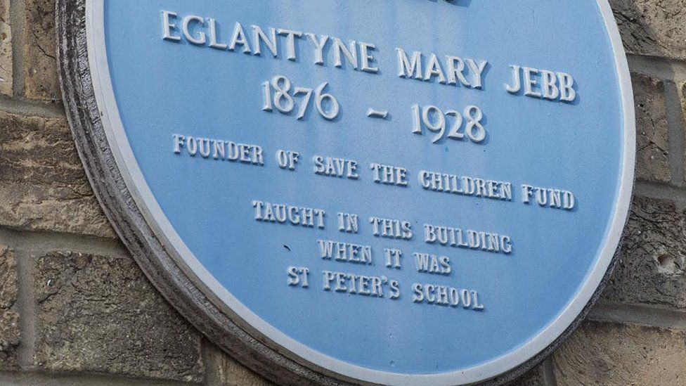 Plaque to Eglantyne Jebb