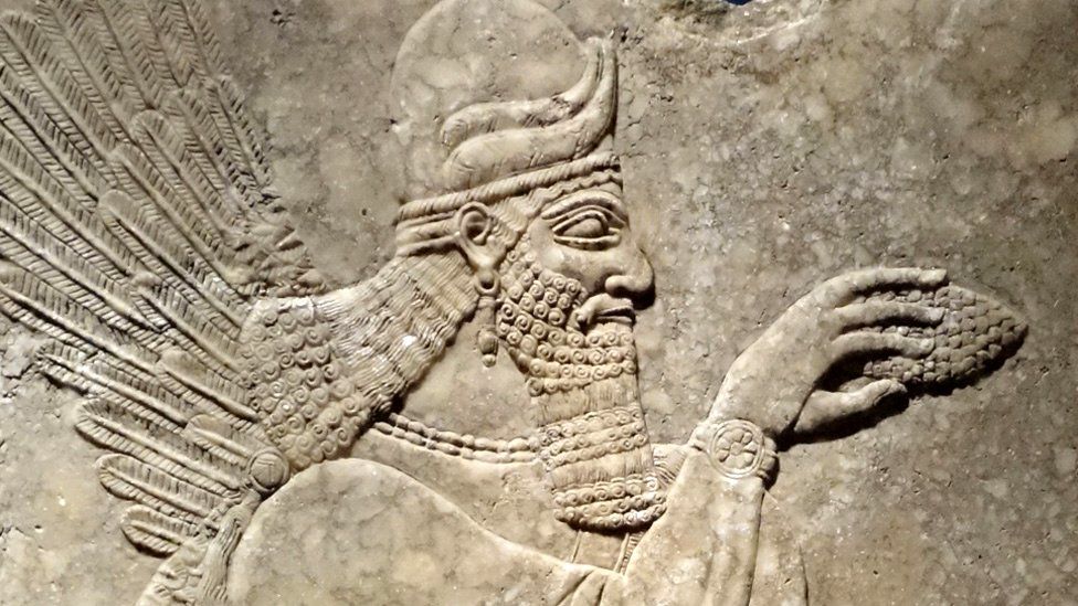 Face of the Genie of Nimrud