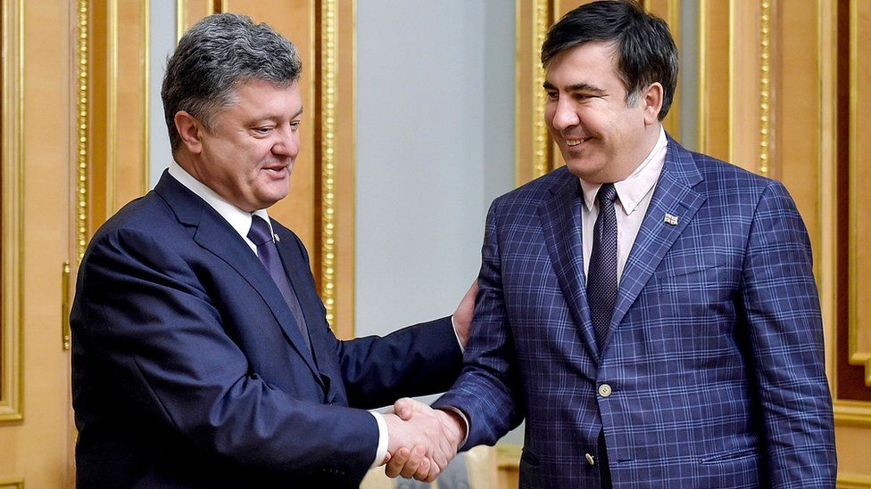 Georgia Ex Leader Saakashvili Plans Defiant Return To Ukraine Bbc News