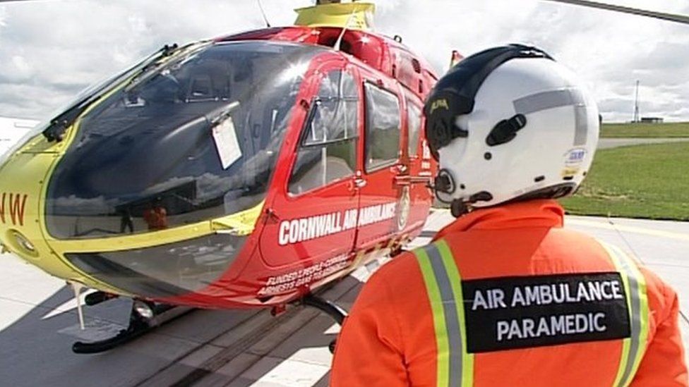 Cornwall Air Ambulance has busiest August in five years - BBC News