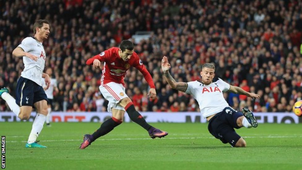 Manchester United 1-0 Tottenham Hotspur - BBC Sport