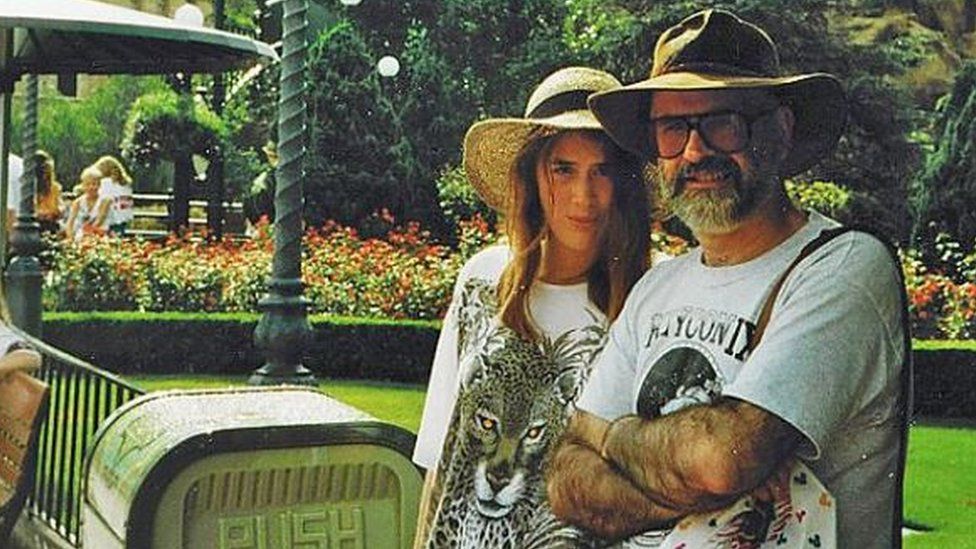 Rhianna and her late father Terry Pratchett