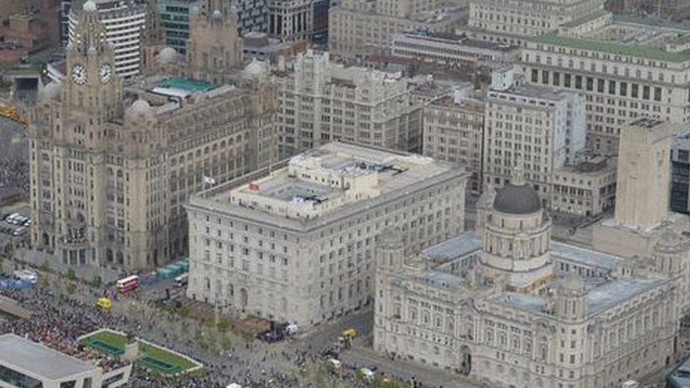Three Graces from the air