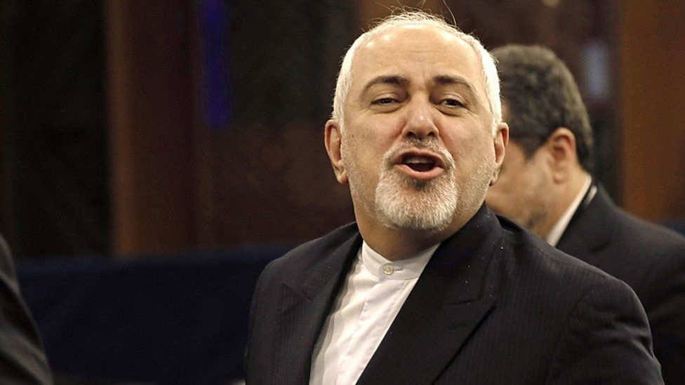 Iranian Foreign Minister Mohammad Javad Zarif at the General Assembly of the United Nations in New York, 23 September 2019