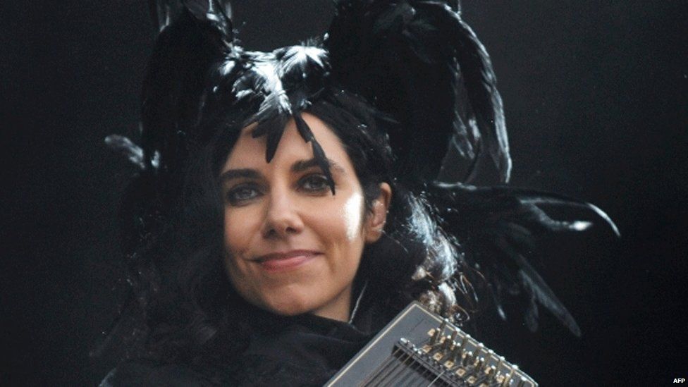 PJ Harvey scores first number one album BBC News