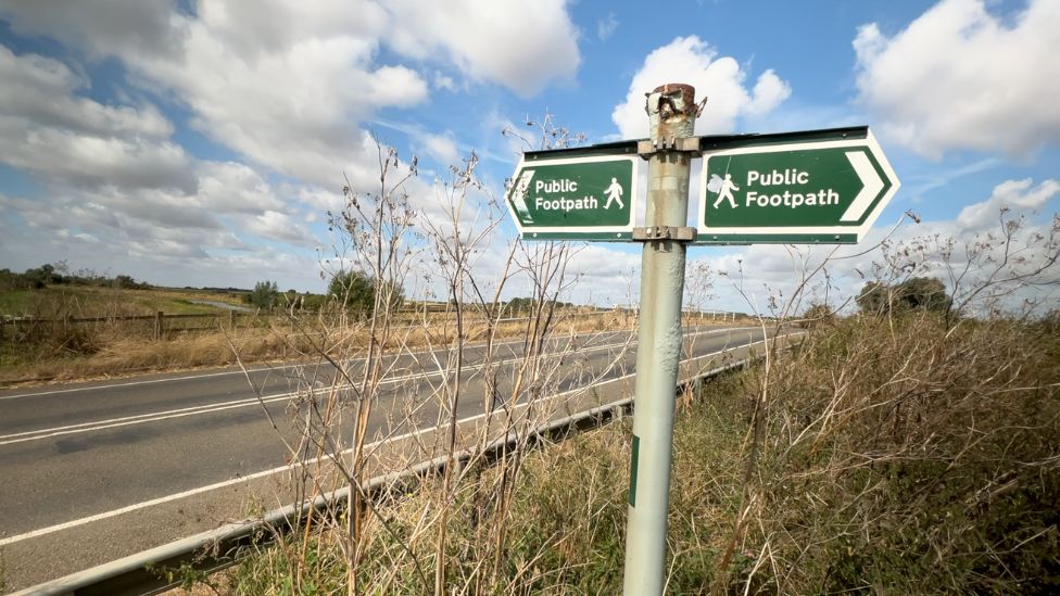  The A1123 at Stretham in Cambridgeshire 