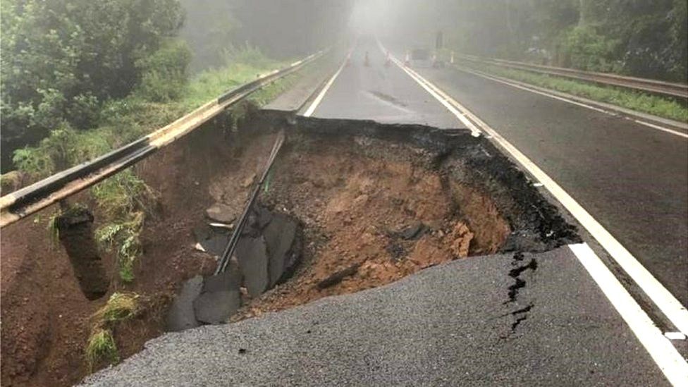 A68 collapsed