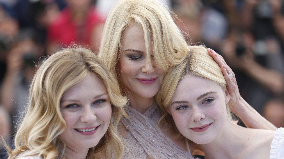 Kirsten Dunst, Nicole Kidman and Elle Fanning at the Cannes photocall for The Beguiled