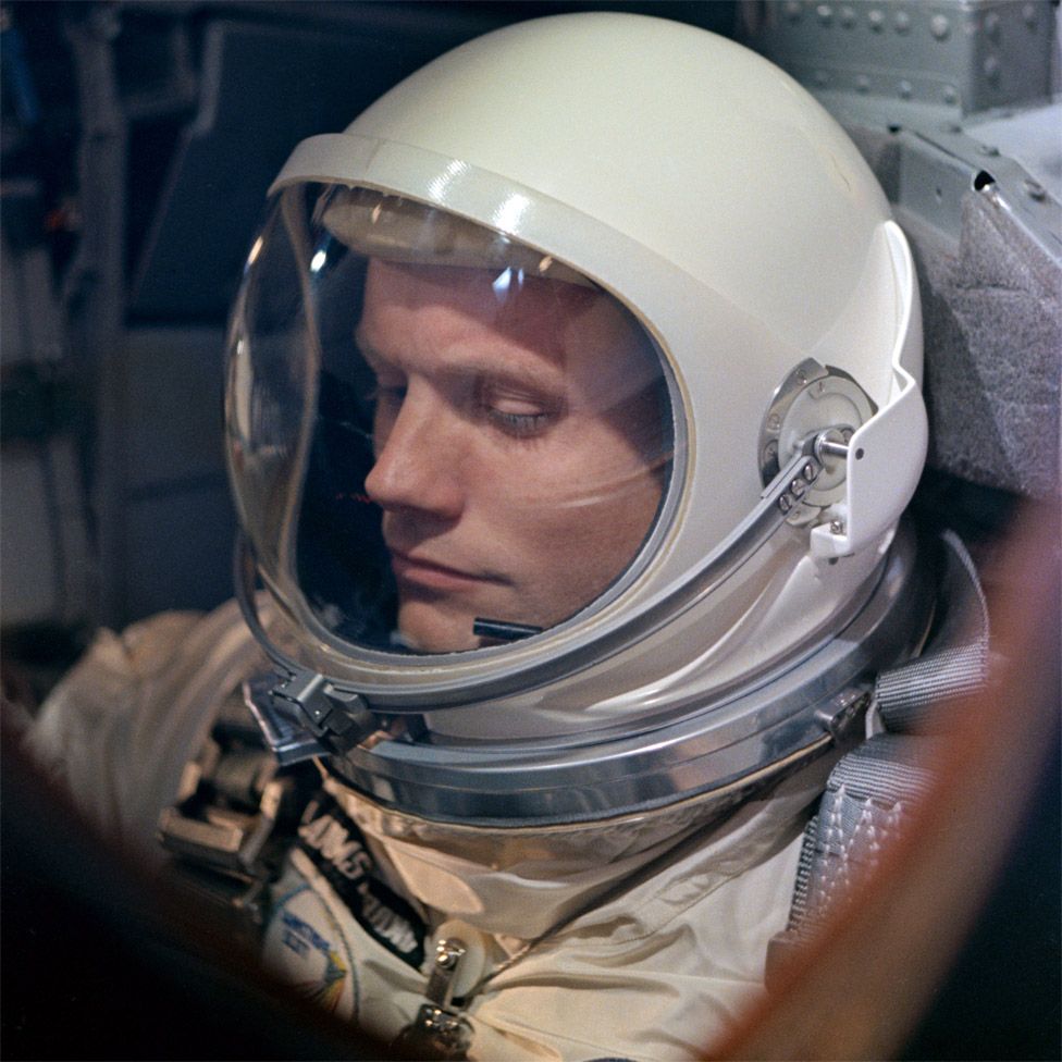 Neil Armstrong command pilot of the Gemini-8 spaceflight