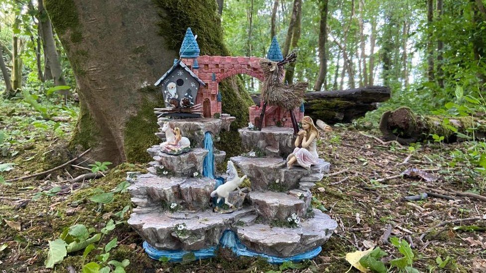 Fairy home in Withybush Woods, Haverfordwest