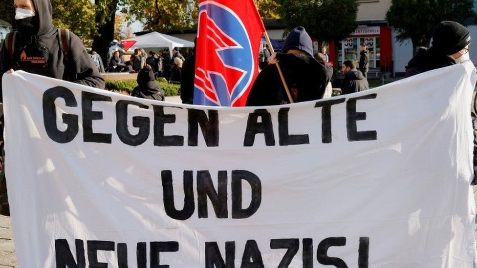 German Far right Group Attempt To Block Migrants BBC News