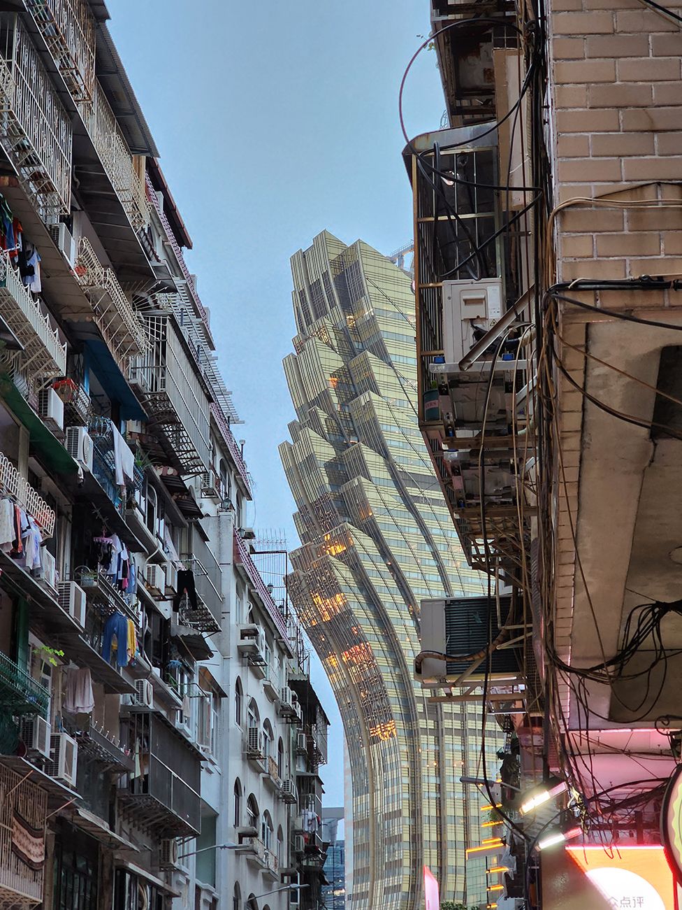A street view in Macau city