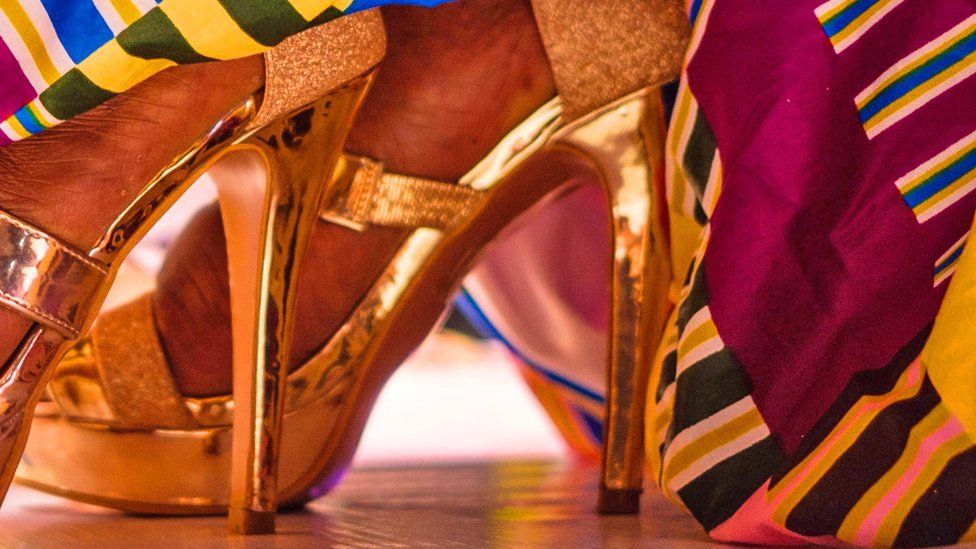 Someone wearing high heels in East Africa - 2019