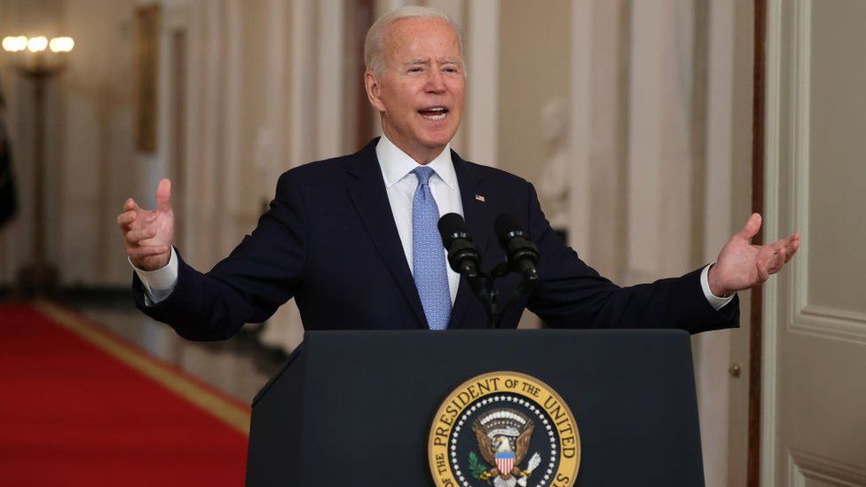 Afghanistan: Joe Biden speech on withdrawal fact-checked - BBC News