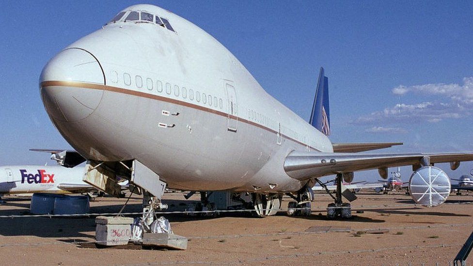 747 in storage