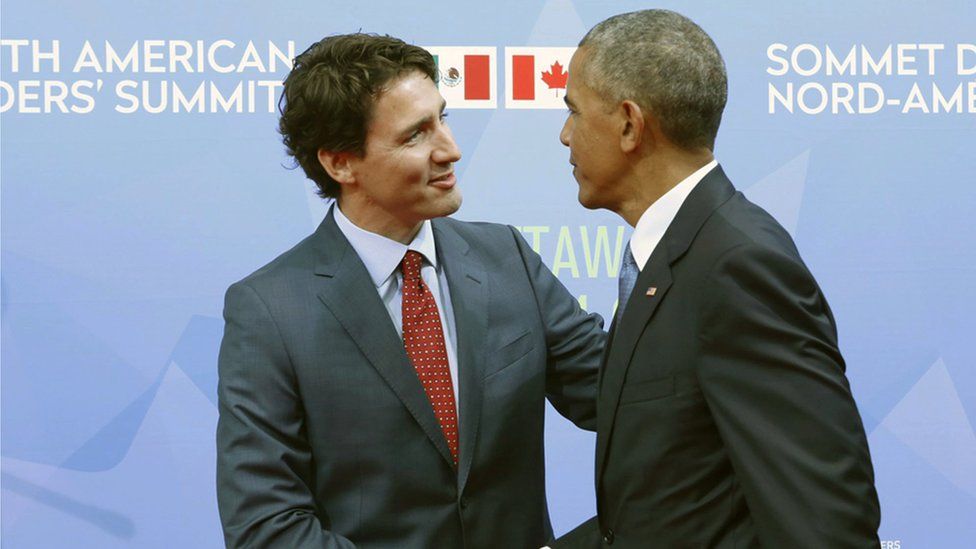Trudeau and Obama