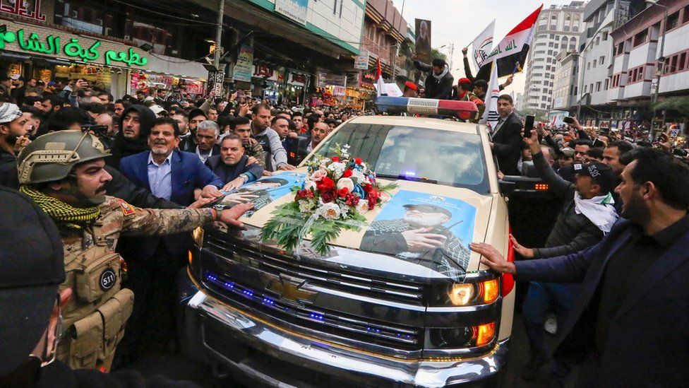 Похороны Сулеймани в Багдаде