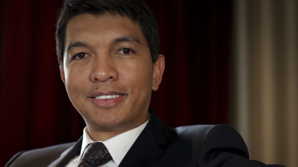Madagascan President Andry Rajoelina