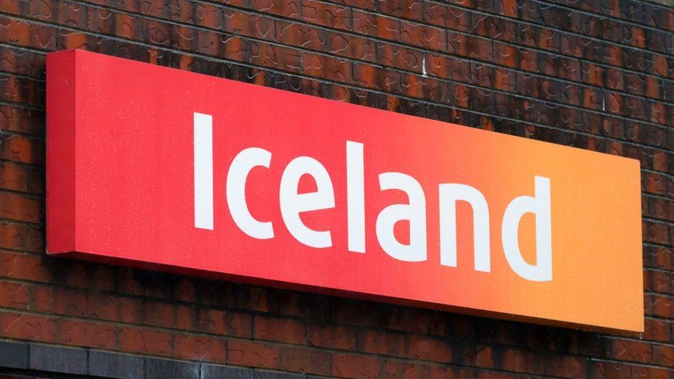 Iceland store sign in Wales