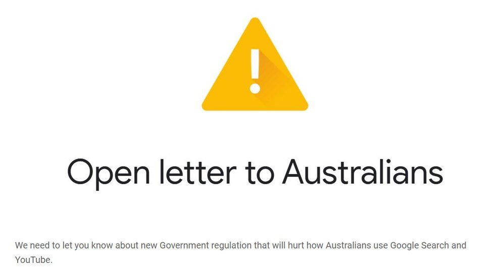 Google to withdraw search engine from Australia -