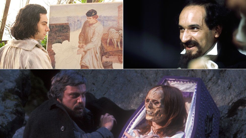 BBC dramatisations of Rossetti, played by Aidan Turner, Ben Kingsley and Oliver Reed