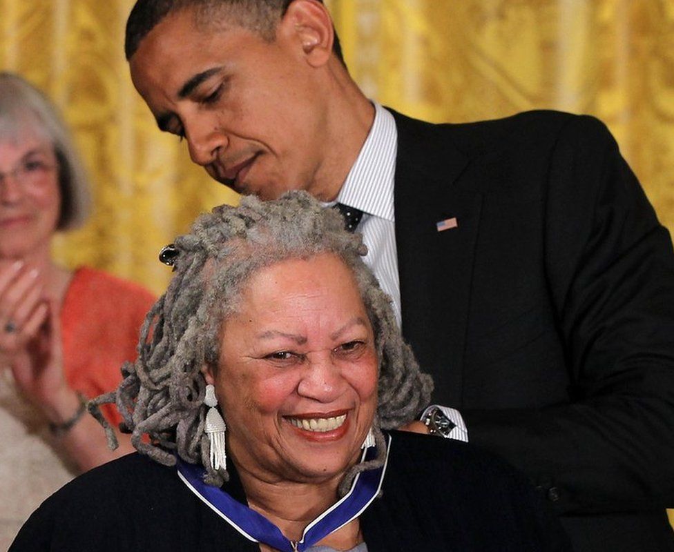 Toni Morrison and Barack Obama