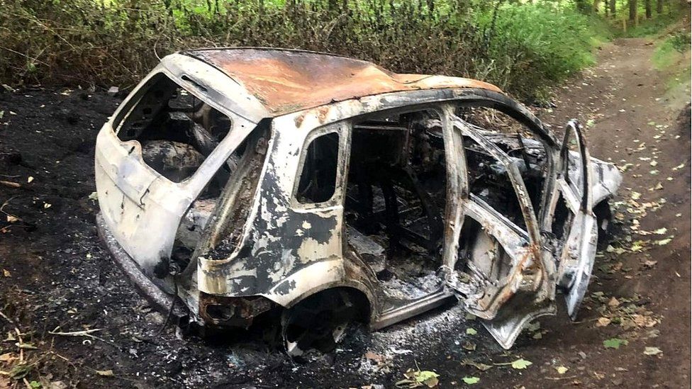 Frustration Over Burnt Out Vehicles Abandoned At Beauty Spot Bbc News 0653