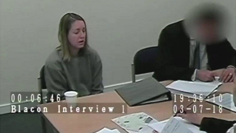 Lucy Letby in her first police interview