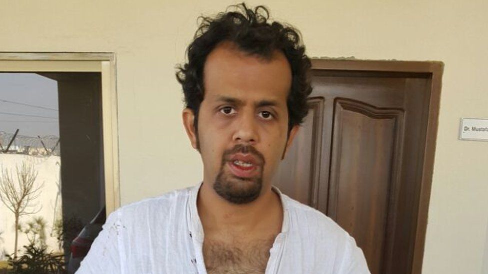 Taha Siddiqui after his escape