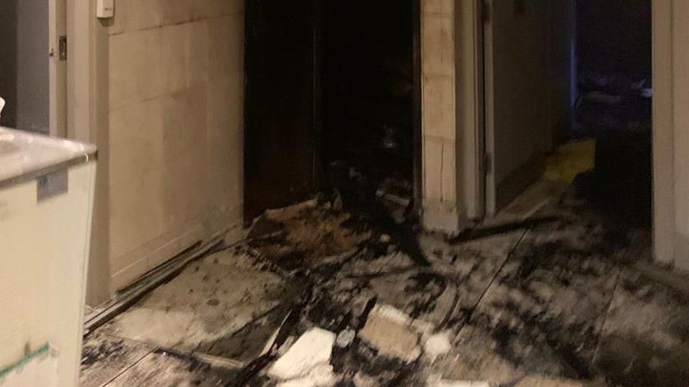 Fire breaks out at The Belfry Hotel sauna - BBC News