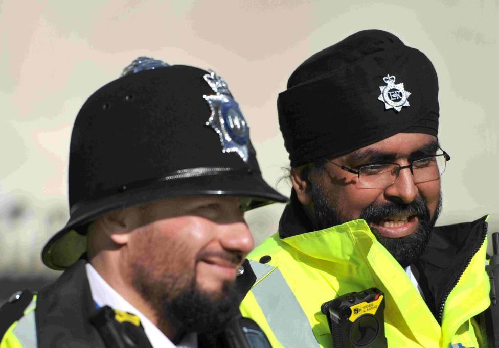 Stock photograph  of Metropolitan Police Service (MPS) officers successful  cardinal  London.