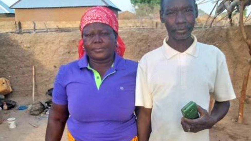 Yama Bullum and his wife Falmata in Chibok, Nigeria