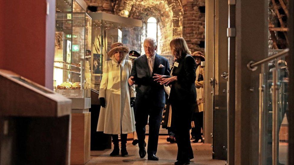 King Charles and Camilla at Colchester Castle