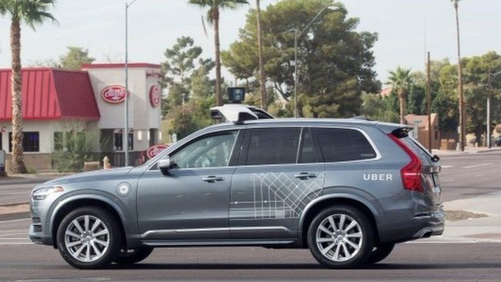 self driving Uber Volvo