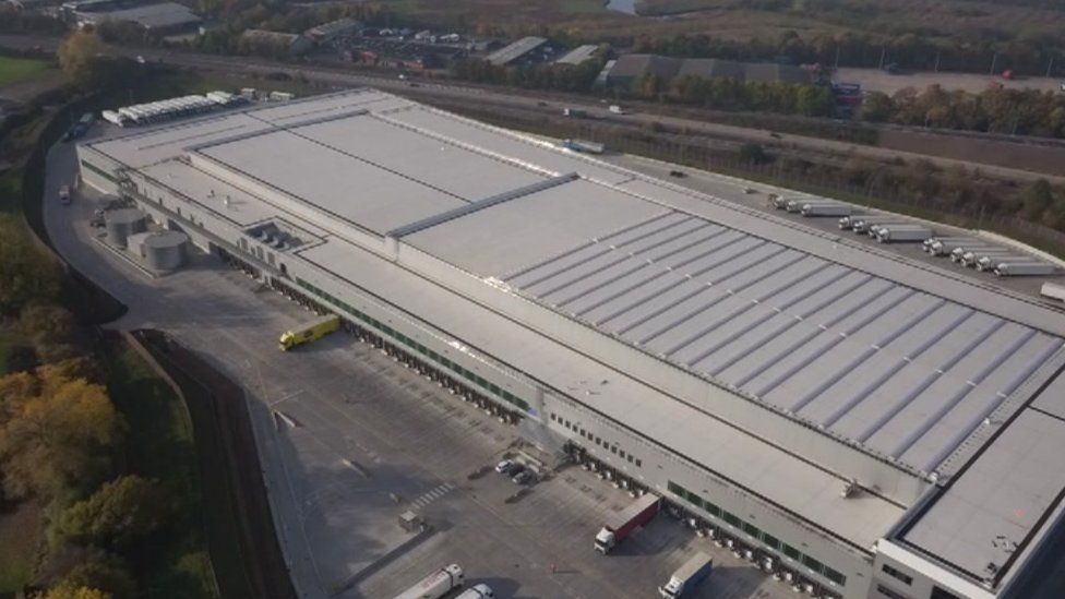 Lidl's Southampton distribution centre