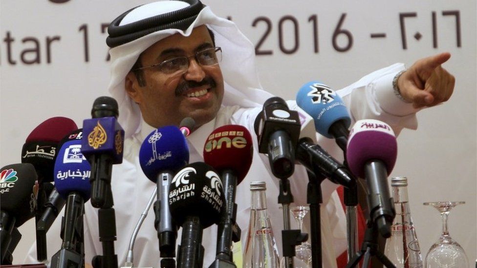 Qatar"s Energy Minister Mohammad bin Saleh al-Sada