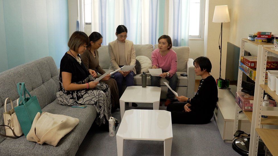 Women meeting as part of the Harassment Consultation Centre for Women in Politics