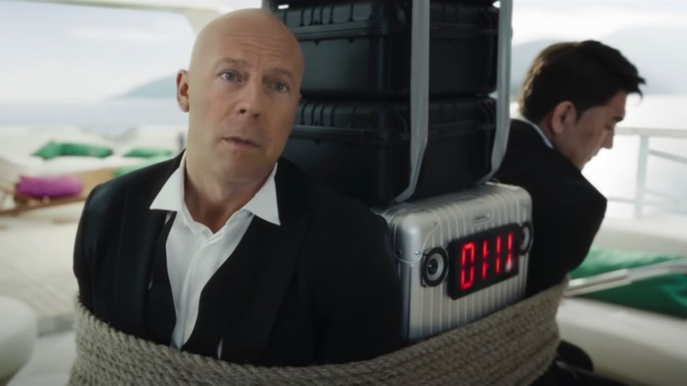 Deep fake of Bruce Willis in Russian advert