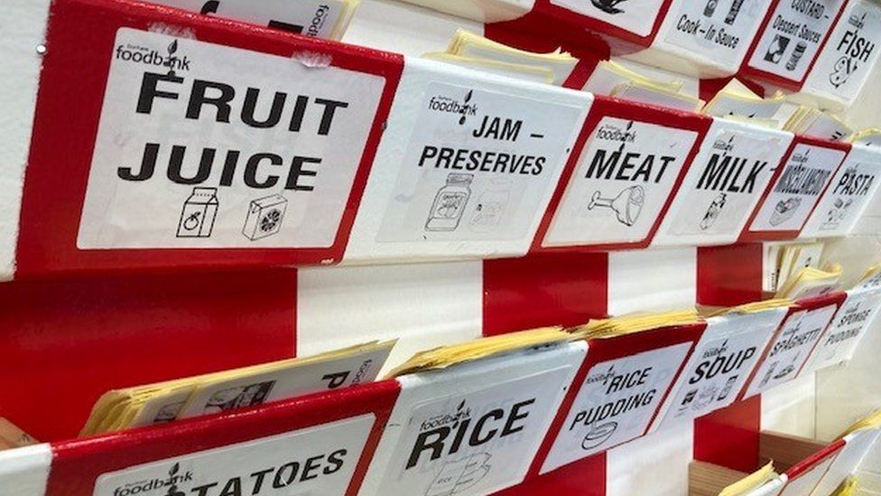 Food bank labels