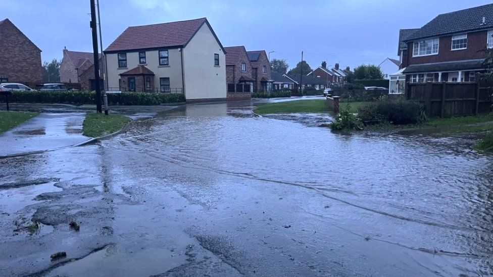 Flooding in Middle Rasen