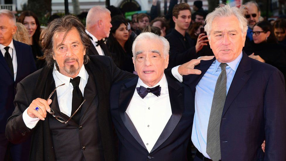 Al Pacino, Martin Scorsese and Robert De Niro at last year's BFI London Film Festival